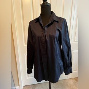 Chicos Blue Poplin Shirt